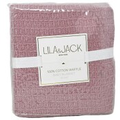 Wholesale - 1pc 30x40" Cotton Waffle Blanket - Mauve C/P 48, UPC: 195010021623